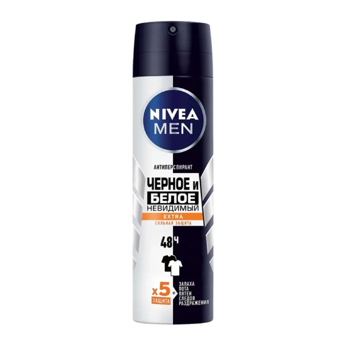 Հոտազերծիչ Nivea Men 150մլ.Черное и Белое Extra 85388